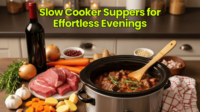 Slow Cooker Suppers for Effortless Evenings