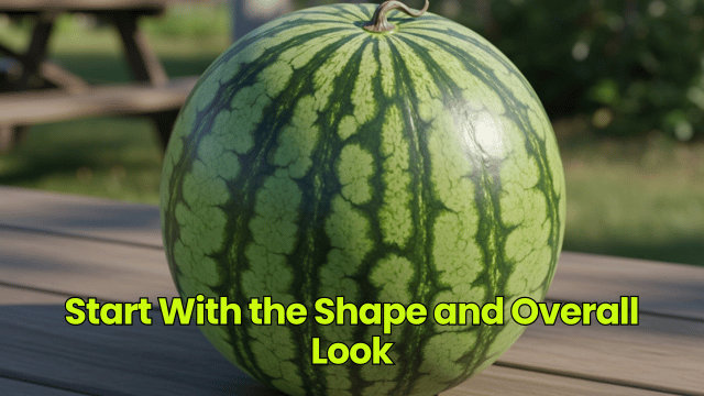 Start With the Shape and Overall Look