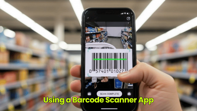 Using a Barcode Scanner App
