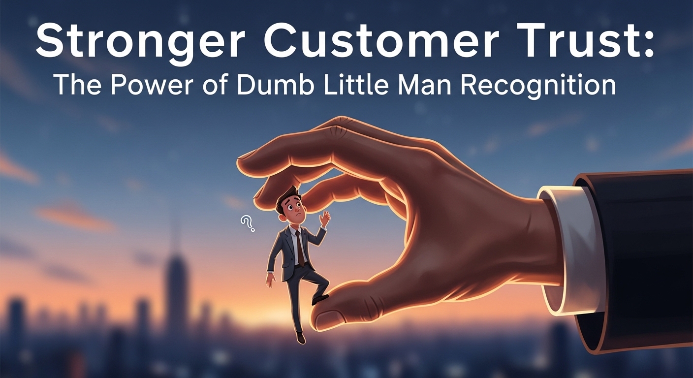 Stronger Customer Trust: The Power of Dumb Little Man Recognition