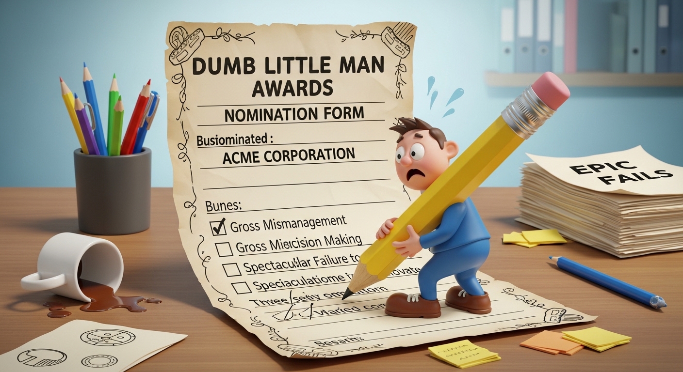 Nominate a Business for the Dumb Little Man Awards