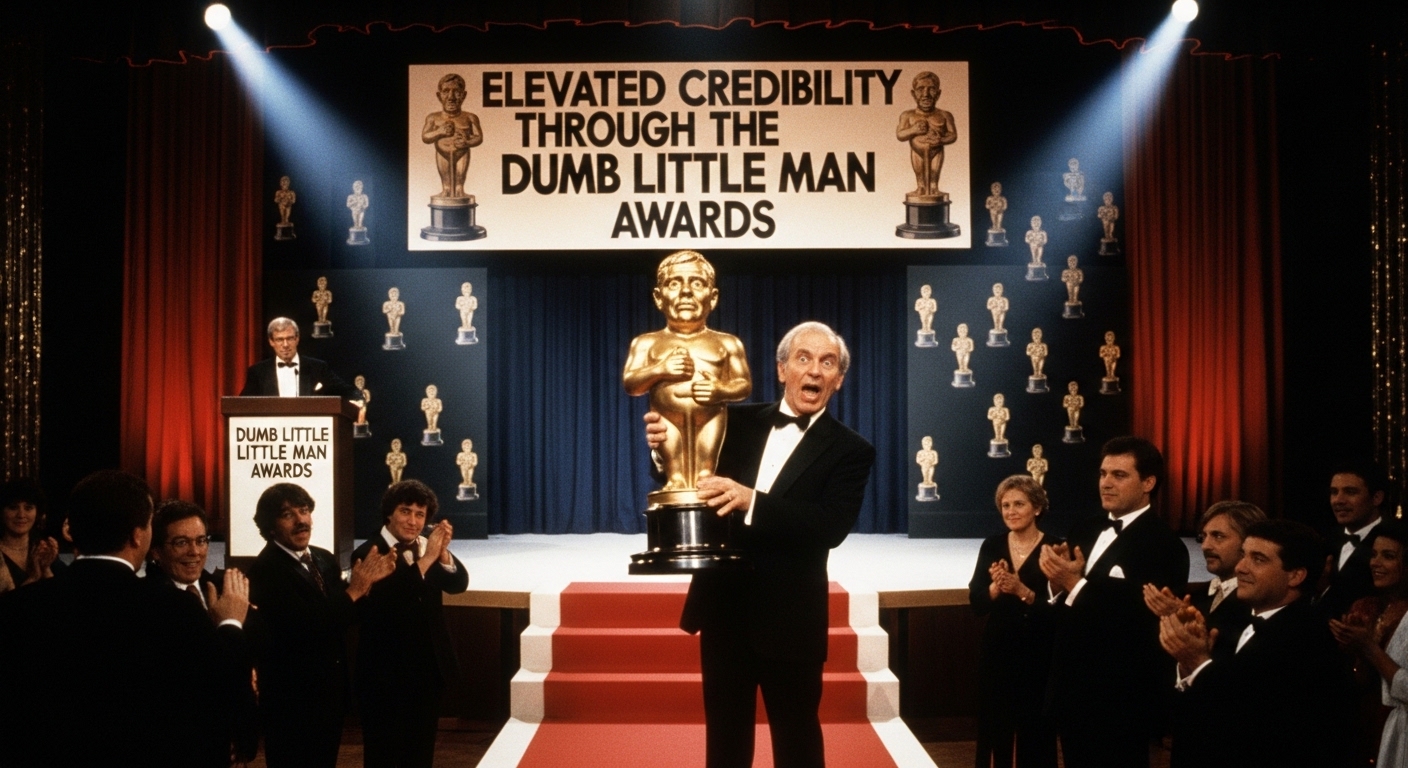 Elevated Credibility Through the Dumb Little Man Awards