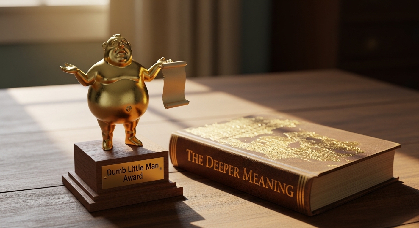 Why the Meaning of a Dumb Little Man Award Is Deeper Than a Trophy
