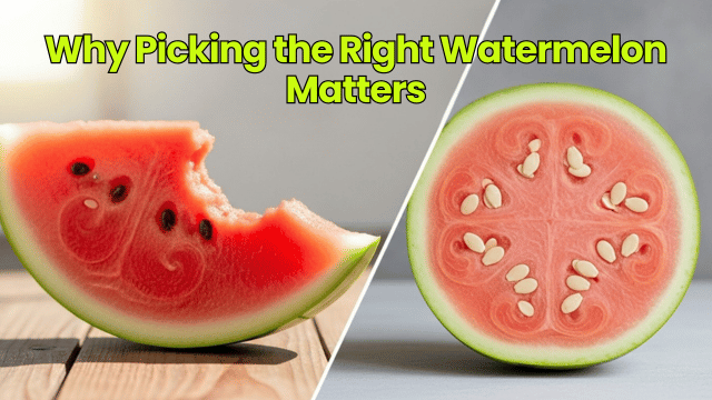 Why Picking the Right Watermelon Matters