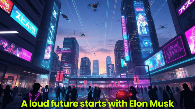 A loud future starts with Elon Musk