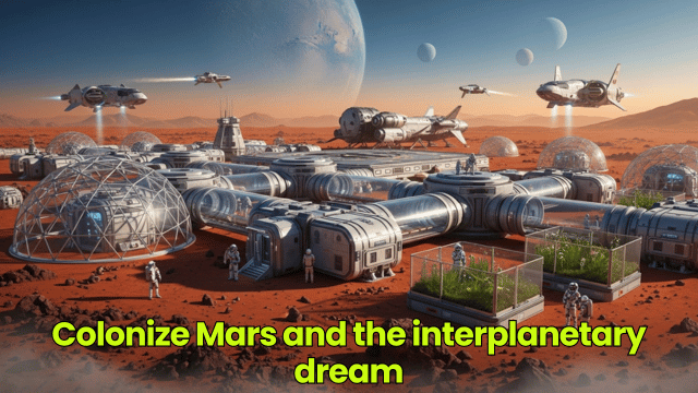 Colonize Mars and the interplanetary dream