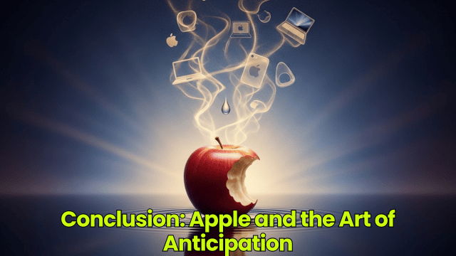 Conclusion: Apple and the Art of Anticipation