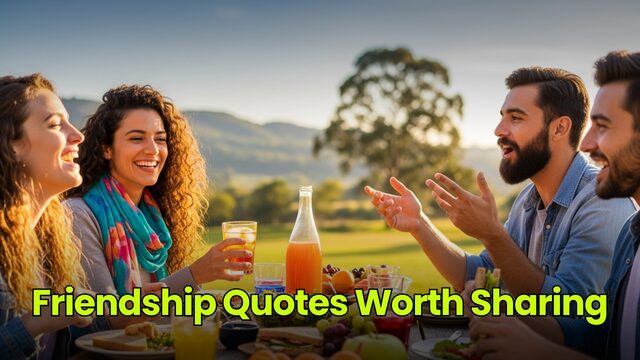 Friendship Quotes Worth Sharing