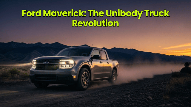Ford Maverick: The Unibody Truck Revolution