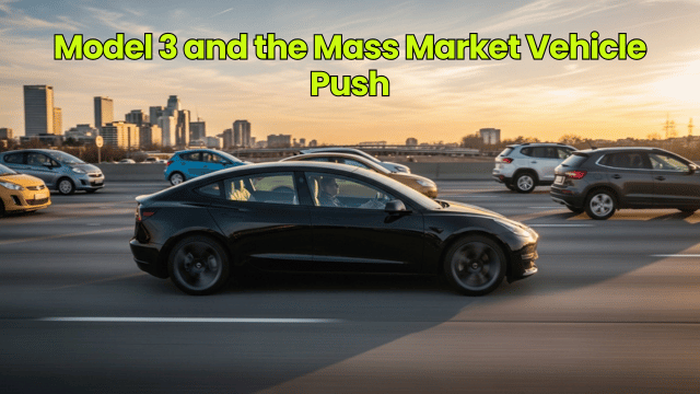 Model 3 and the Mass Market Vehicle Push