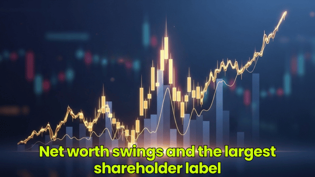 Net worth swings and the largest shareholder label