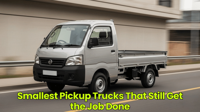 Smallest Pickup Trucks That Still Get the Job Done