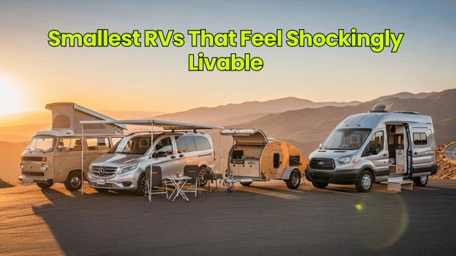 Smallest RVs That Feel Shockingly Livable