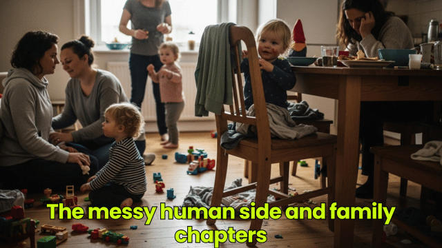 The messy human side and family chapters